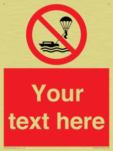 Custom No parasailing